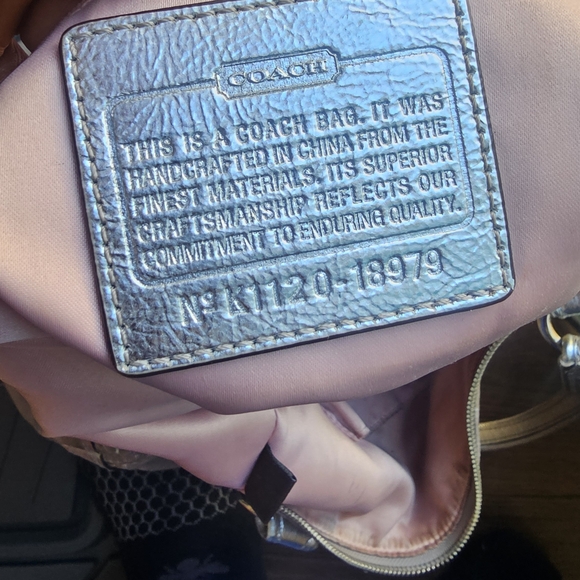 Coach Gray Shoulder Bag - Picture 6 of 6